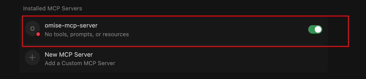 MCP Server is Enabled in Cursor
